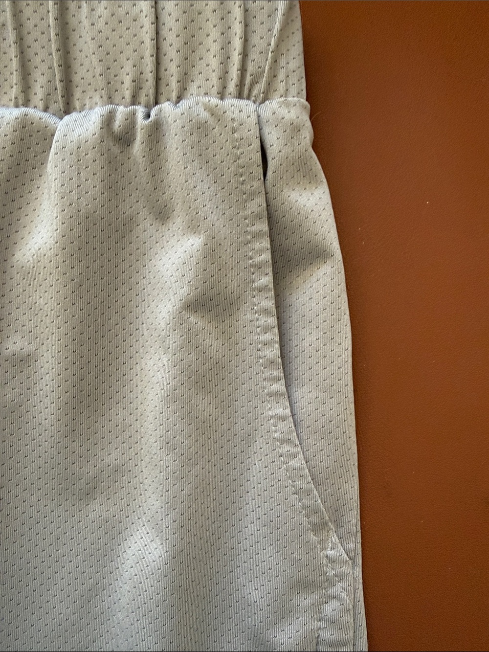 YoungLA Light Gray Athletic Layered Shorts with White Inner - Picture 4 of 5